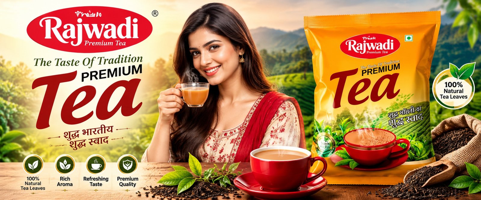 Rajwadi Premium Tea — The Taste of Tradition